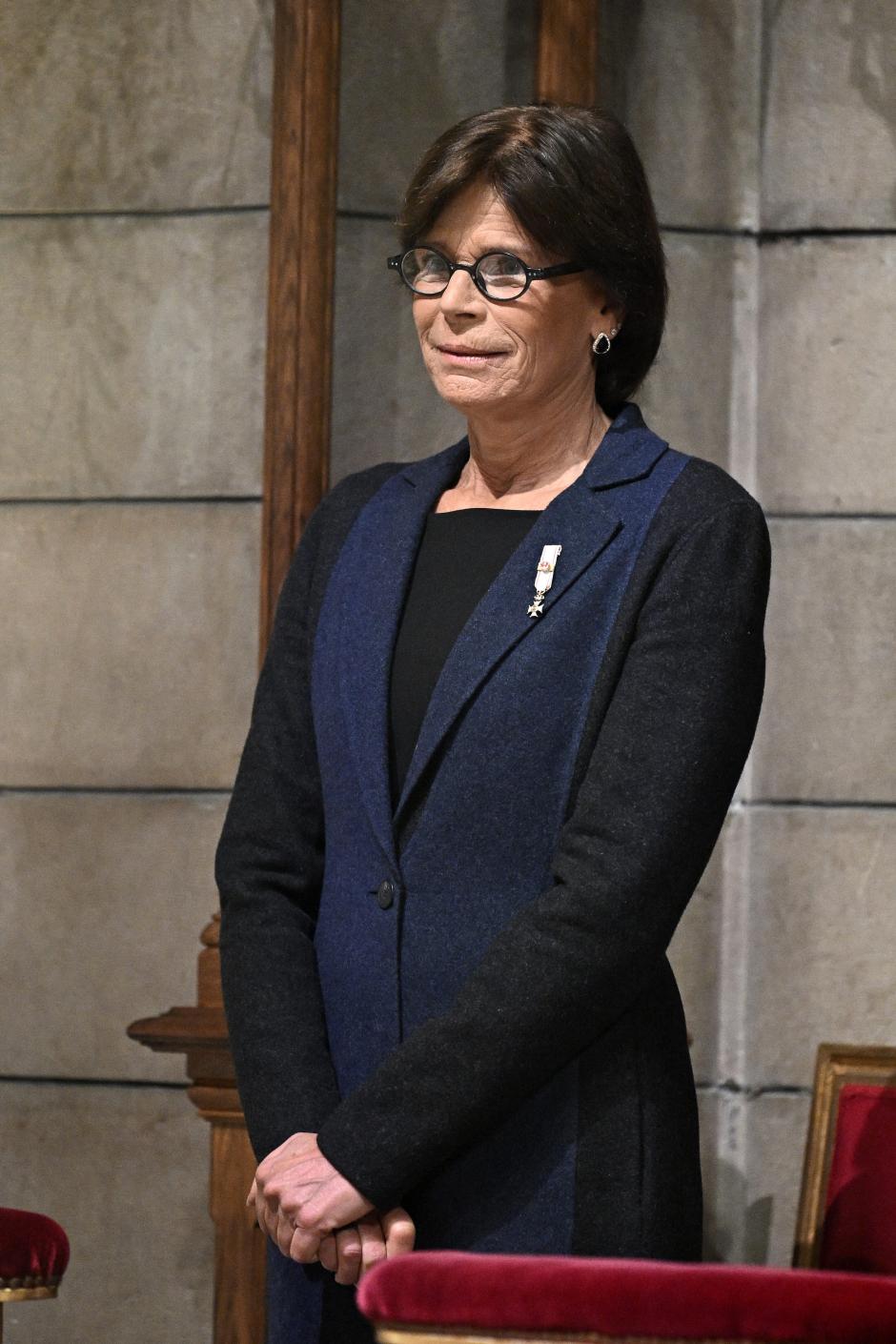 NO TABLOIDS WEB & PRINT, BILDZEITUNG OUT, BILD.DE OUT, NO DAILY MAIL, NO DAILY MAIL GROUP - Princess Stephanie, Princess Caroline of Hanover during the mass at the Cathedral of Monaco during the Monaco National Day 2023 on November 19, 2024 in Monaco, Monaco. Photo by David NIVIERE/ABACAPRESS.COM