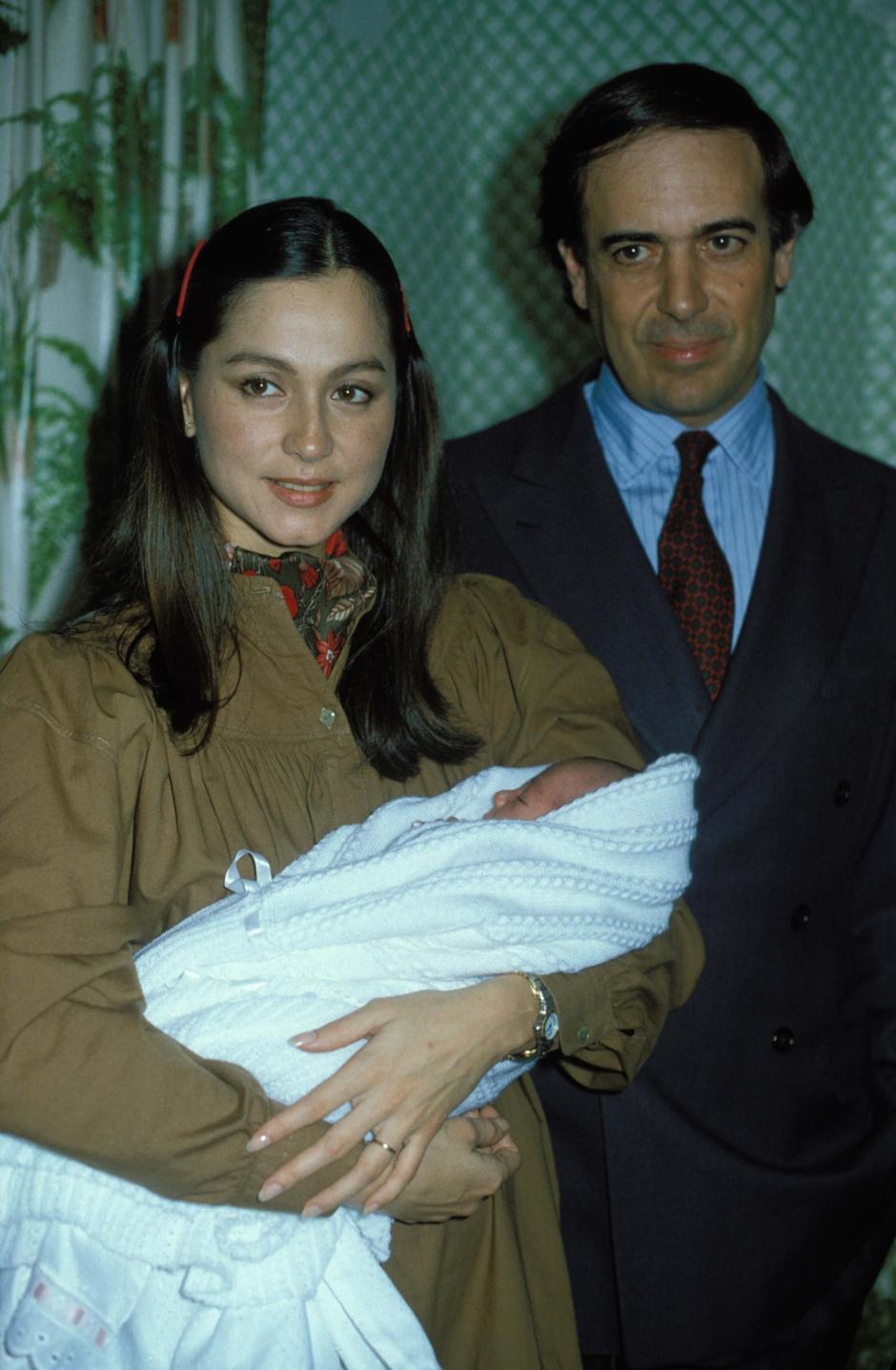 ISABEL PREYSLER CON HIJA TAMARA FALCO Y MARIDO EL MARQUES DE GRIÑON , CARLOS FACO