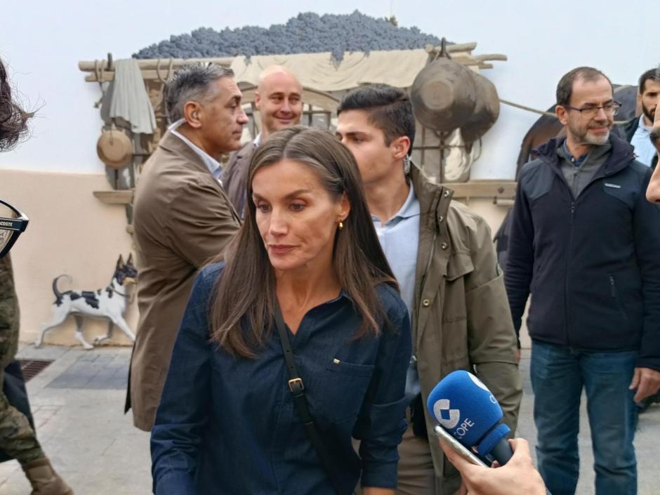 La Reina Doña Letizia, en Utiel