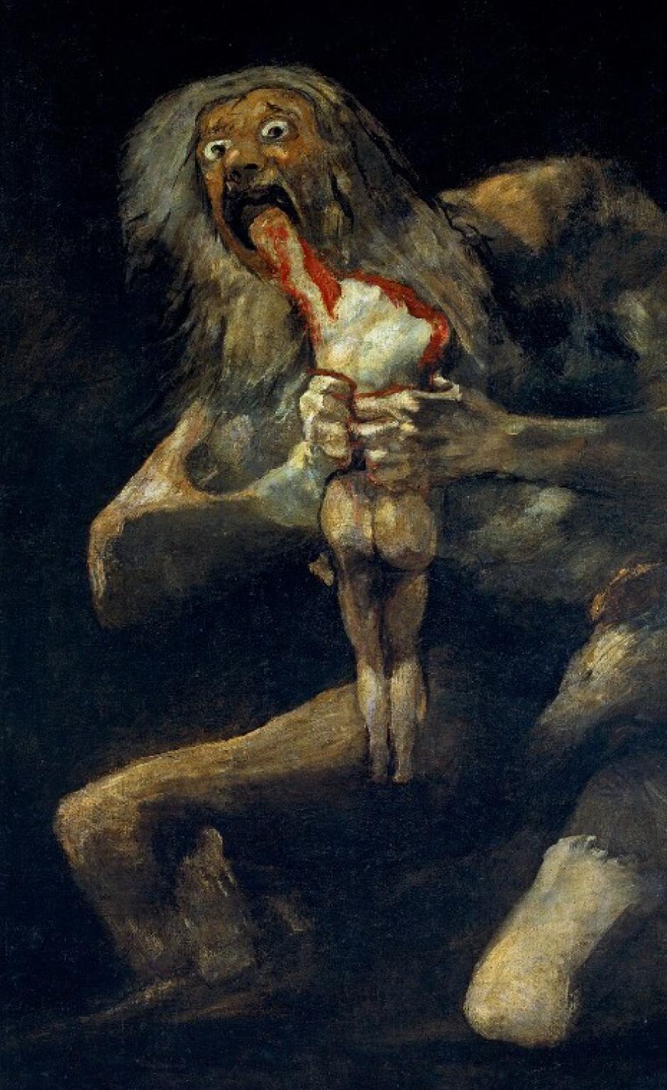 Saturno devorando a su hijo de Goya