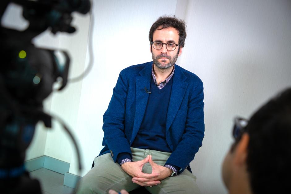 Freire, durante su entrevista