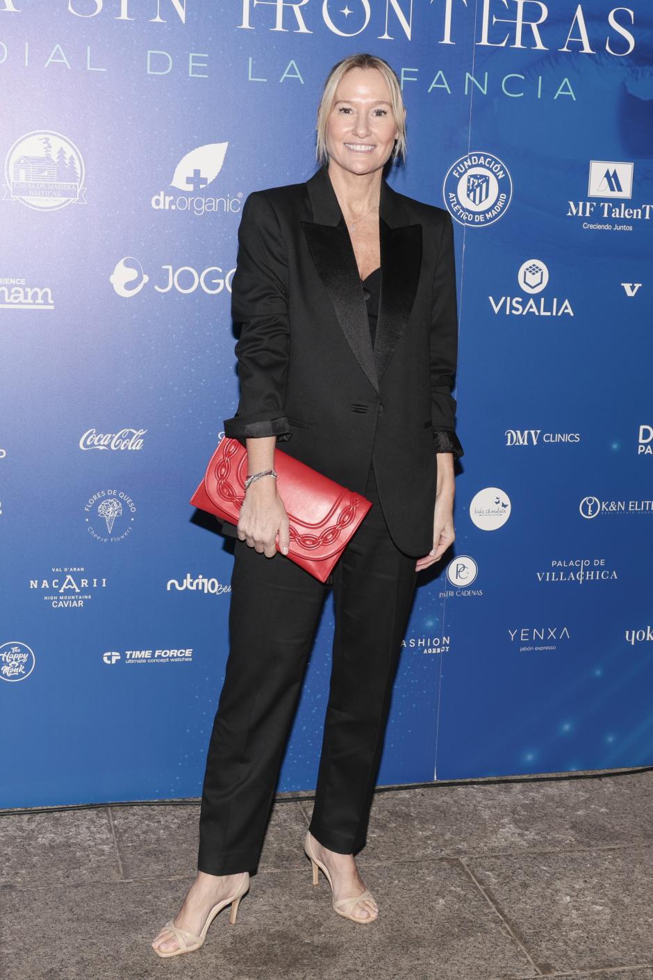 Presenter Arancha de Benito at photocall for Infancia sin Fronteras event in Madrid on Wednesday, 20 November 2024.