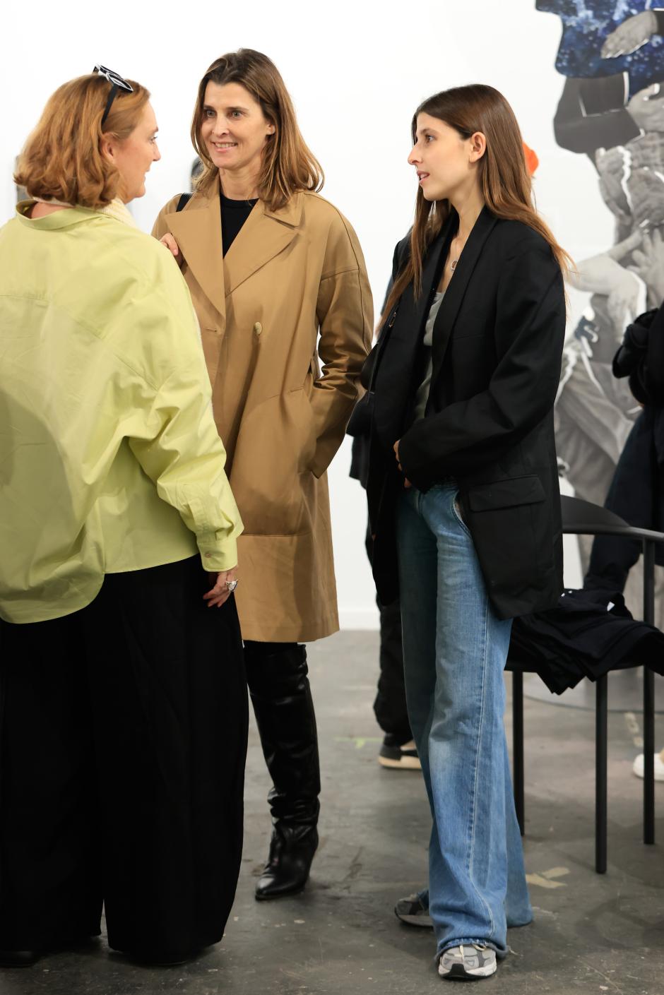 Mafalda de Bulgaria and Rosario Nadal during the "ARCO" Spain Fair in Madrid, on Wednesday, February 22, 2023.