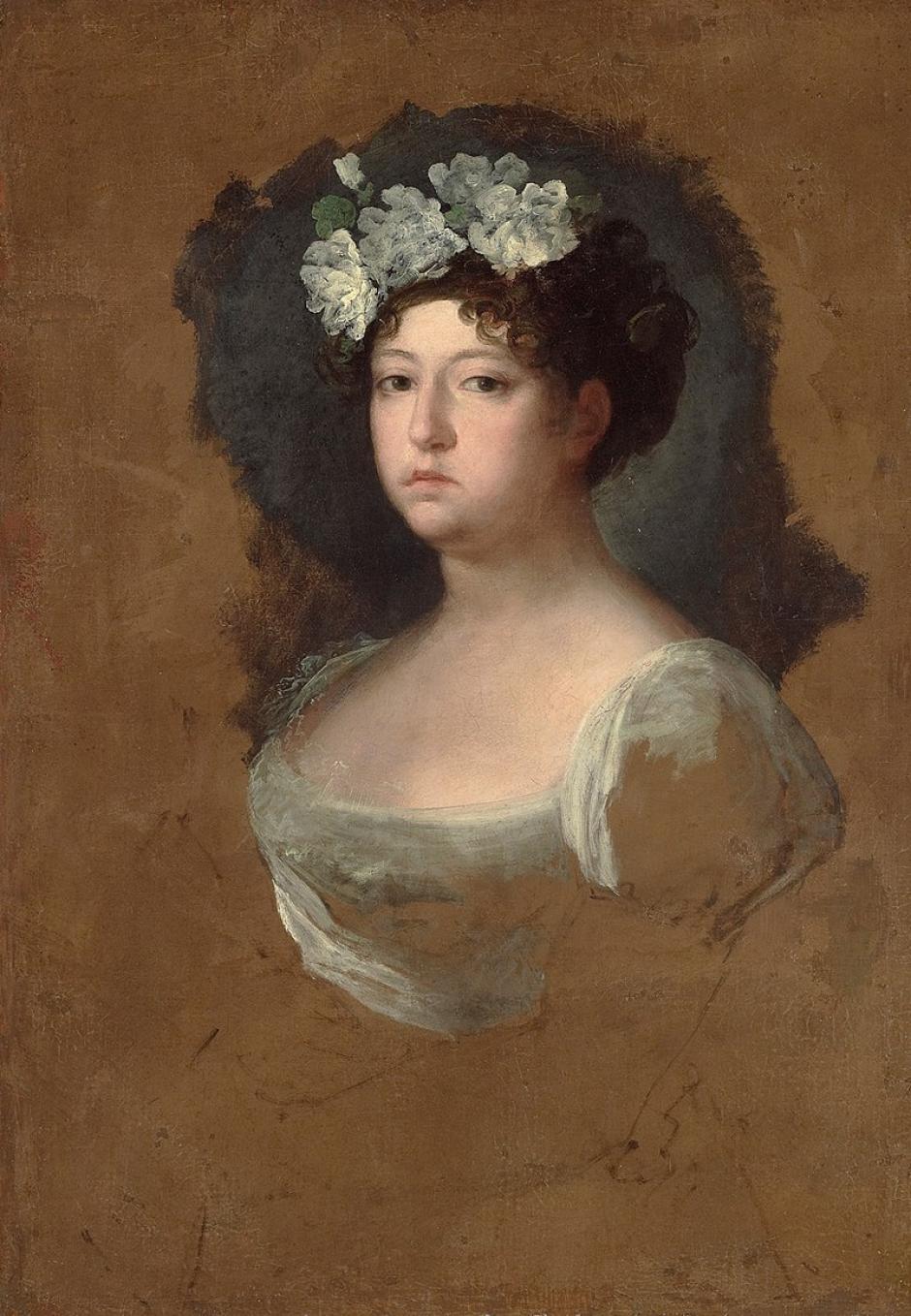 La Reina María Isabel de Braganza retratada por Goya