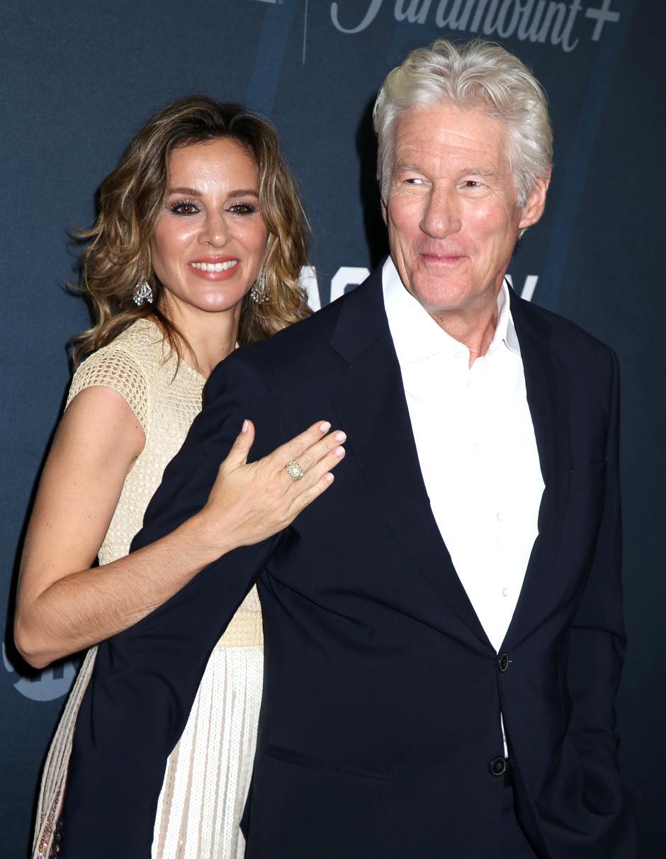 Actor Richard Gere and Alejandra Silva attending 'The Agency' Series Premiere, New York, USA - 21 Nov 2024 *** Local Caption *** .