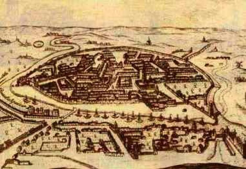 Plano urbanístico de la Sevilla medieval