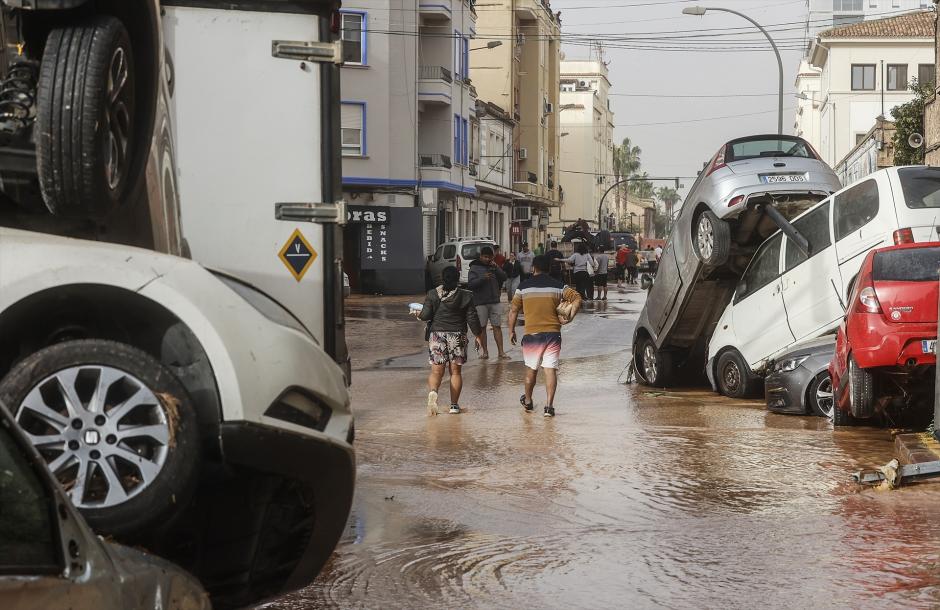 Imagen de los destrozos de la DANA en la pedanía valenciana de La Torre