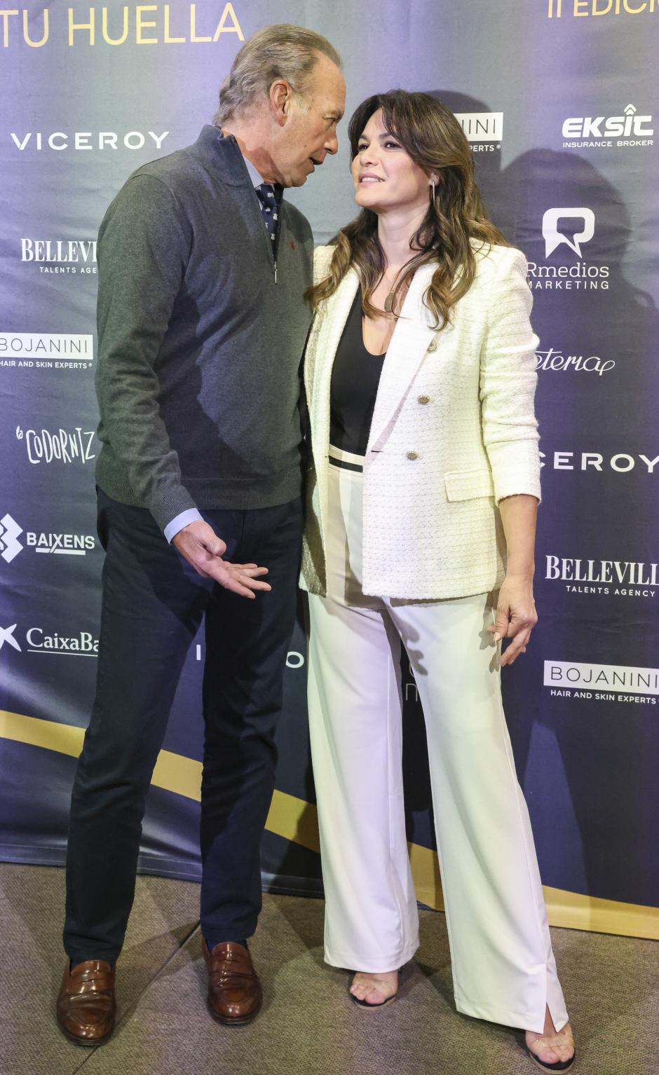 Fabiola Martínez and Bertín Osborne during presentation of Kike Osborne Foundation in Madrid on Thursday, 28 November 2024.