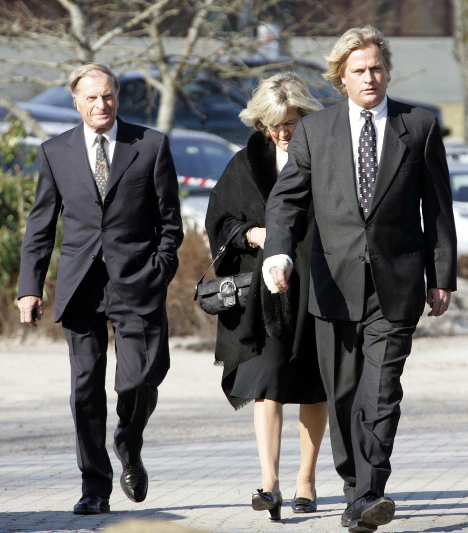 Morten Borg, Marius' father at the funeral ceremony of Princess Mette-Marit of Norway's father Sven O. Hoiby, in Kristiansand, Norway, on March 26, 2007. Sven O. Hoiby, father to Crown Princess Mette-Marit of Norway, died on March 21st, aged 70. Hoiby had been ill for some time, having been diagnosed with lung cancer in the autumn of last year. Photo by Tom Hansen/Stella Pictures/ABACAPRESS.COM