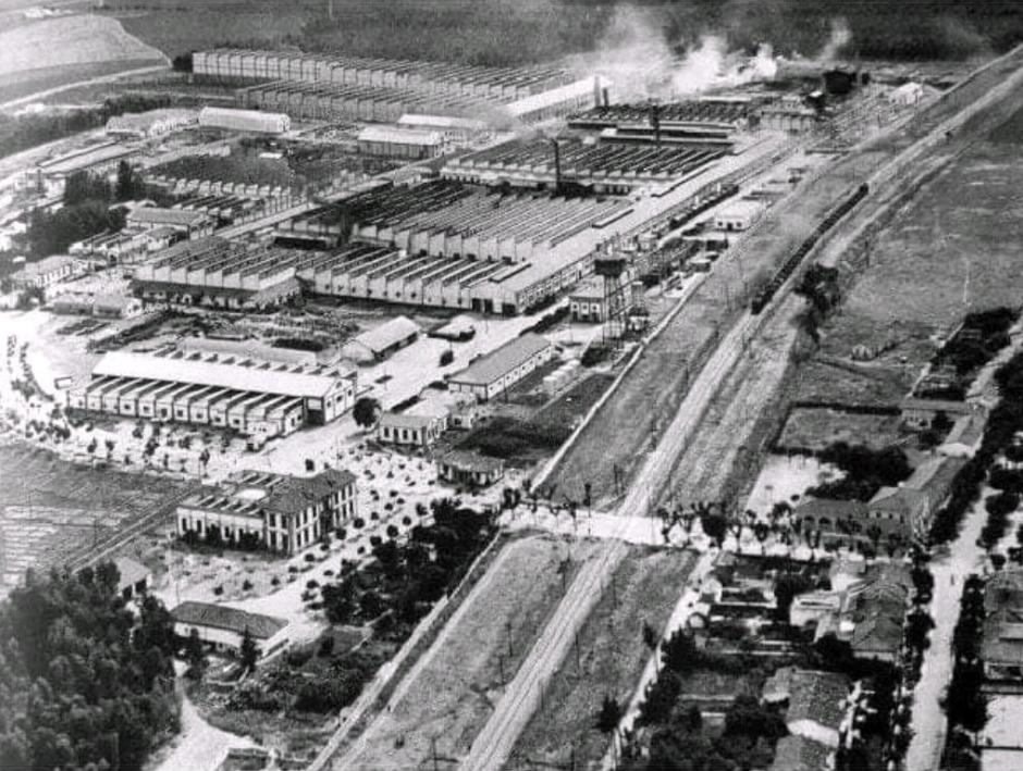 Panorámica de las instalaciones de las Electromecánicas en 1940