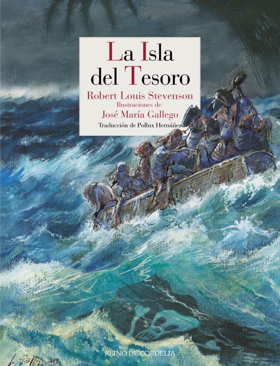 La isla del tesoro es la gran novela de piratas. Stevenson se aleja de la visión romantizada de los piratas como héroes aventureros que roban a los ricos para ayudar a los pobres, una suerte de Robin Hood de los mares, tan en boga en el siglo XIX, para transformarlos en lo que realmente eran: crueles asesinos sedientes de sangre que había que extirpar de las rutas marítimas. En La isla del tesoro hay todos los elementos clásicos de las aventuras de piratas: una isla con un gran tesoro escondido, un mapa con una X, un barco repleto de piratas, abordajes, acertijos y mucho, mucho ron.