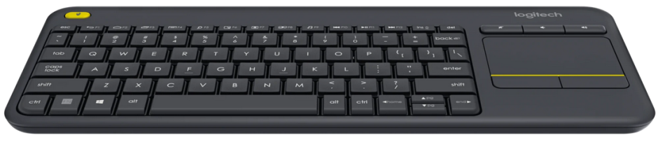 Teclado Logitech K400 Plus con touchpad para TV