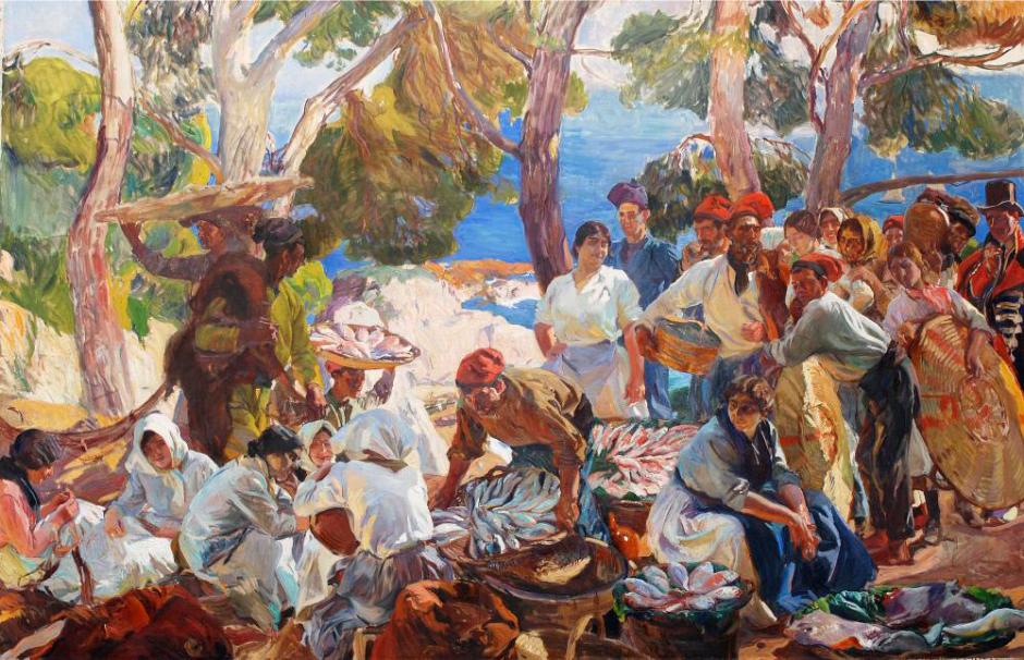 Sorolla pintó este conjunto de lienzos por encargo del fundador de la Hispanic Society, Milton Huntington para una nueva galería en el ala oeste del edificio de la institución dedicada al estudio de la herencia española de América.