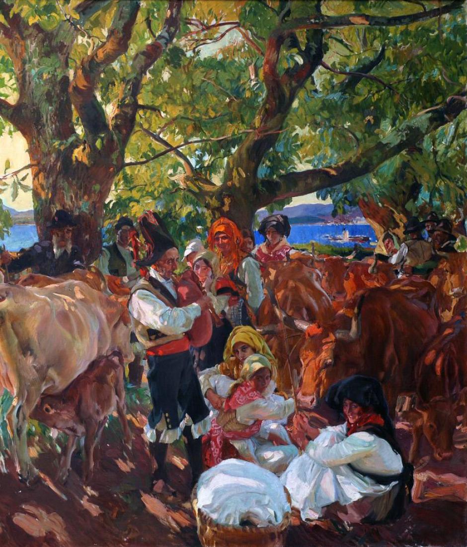 El conjunto de paneles pintados por Sorolla para la Hispanic Society tiene más de 3 metros y medio de alto por 60 metros de longitud. Para su elaboración, Sorolla recorrió, y pintó in situ, varios lugares de la geografía española entre 1912 y 1919.