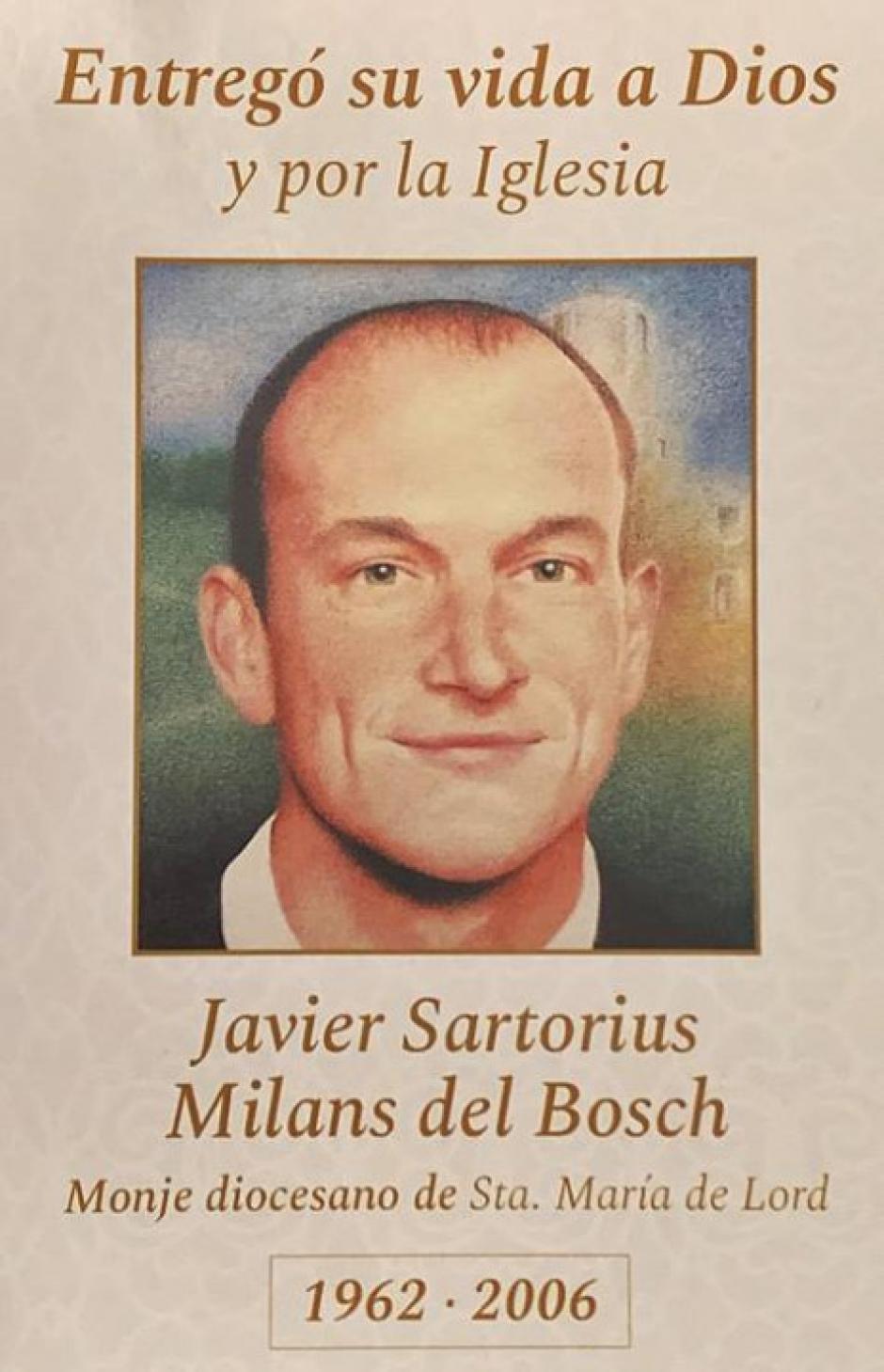 Una estampa que recuerda la vida de Javier Sartorius