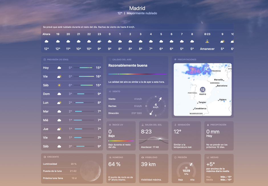 App El Tiempo de iOS