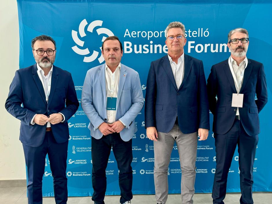 Vicente Martínez Mus en la 'Aeroport Castelló Business Foreum'