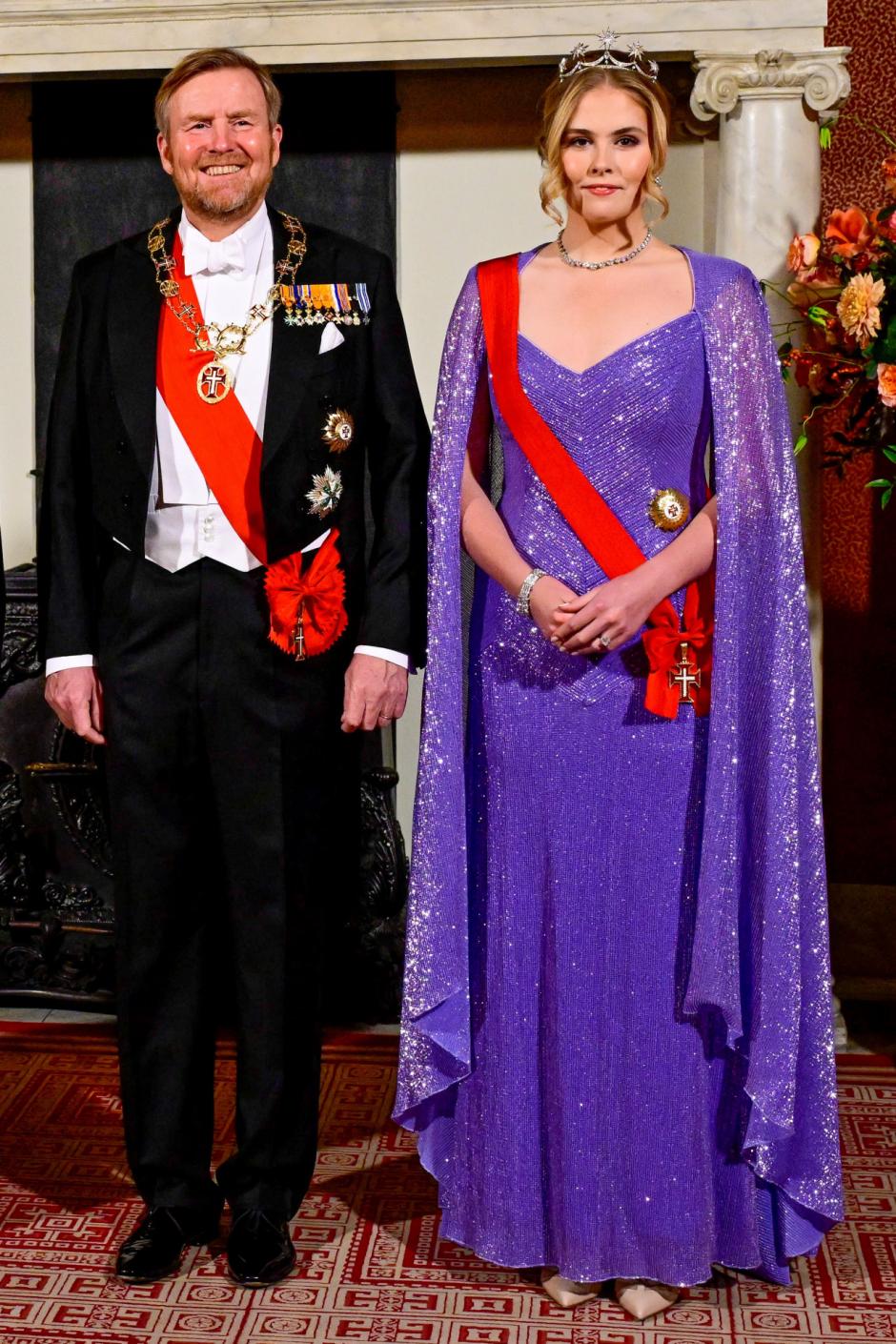 Cena de gala  reyes de holanda