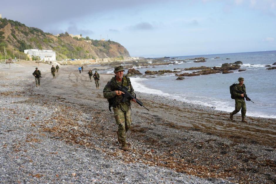 El Grupo Táctico Ceuta ha realizado diversas operaciones de vigilancia en territorio ceutí