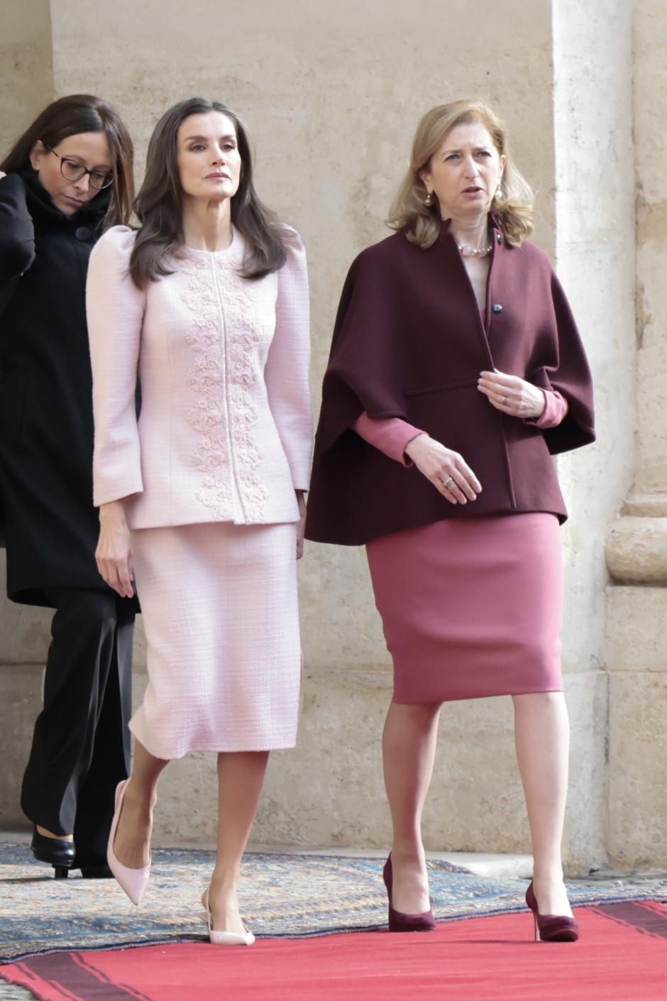 Spanish Queen Letizia during a meeting with Italian President on occasion of their official visit to Italy in Rome on Wednesday, 11 December 2024.