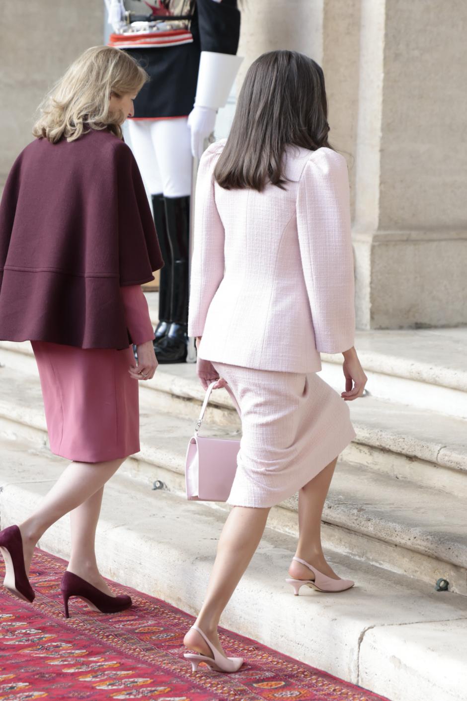 Spanish Queen Letizia during a meeting with Italian President on occasion of their official visit to Italy in Rome on Wednesday, 11 December 2024.