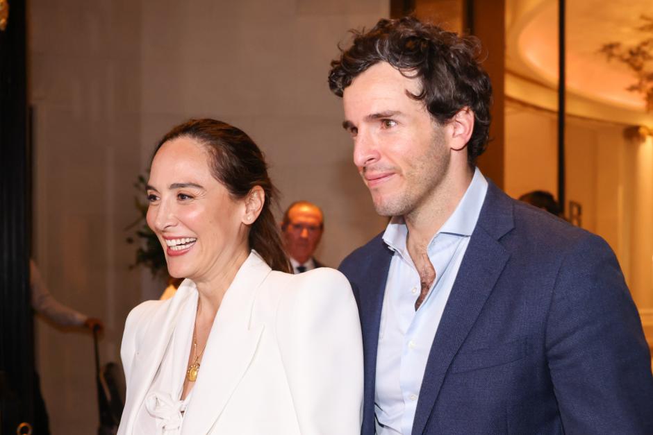 Tamara Falco and Iñigo Onieva during their prewedding in Madrid on Friday, 7 July 2023.