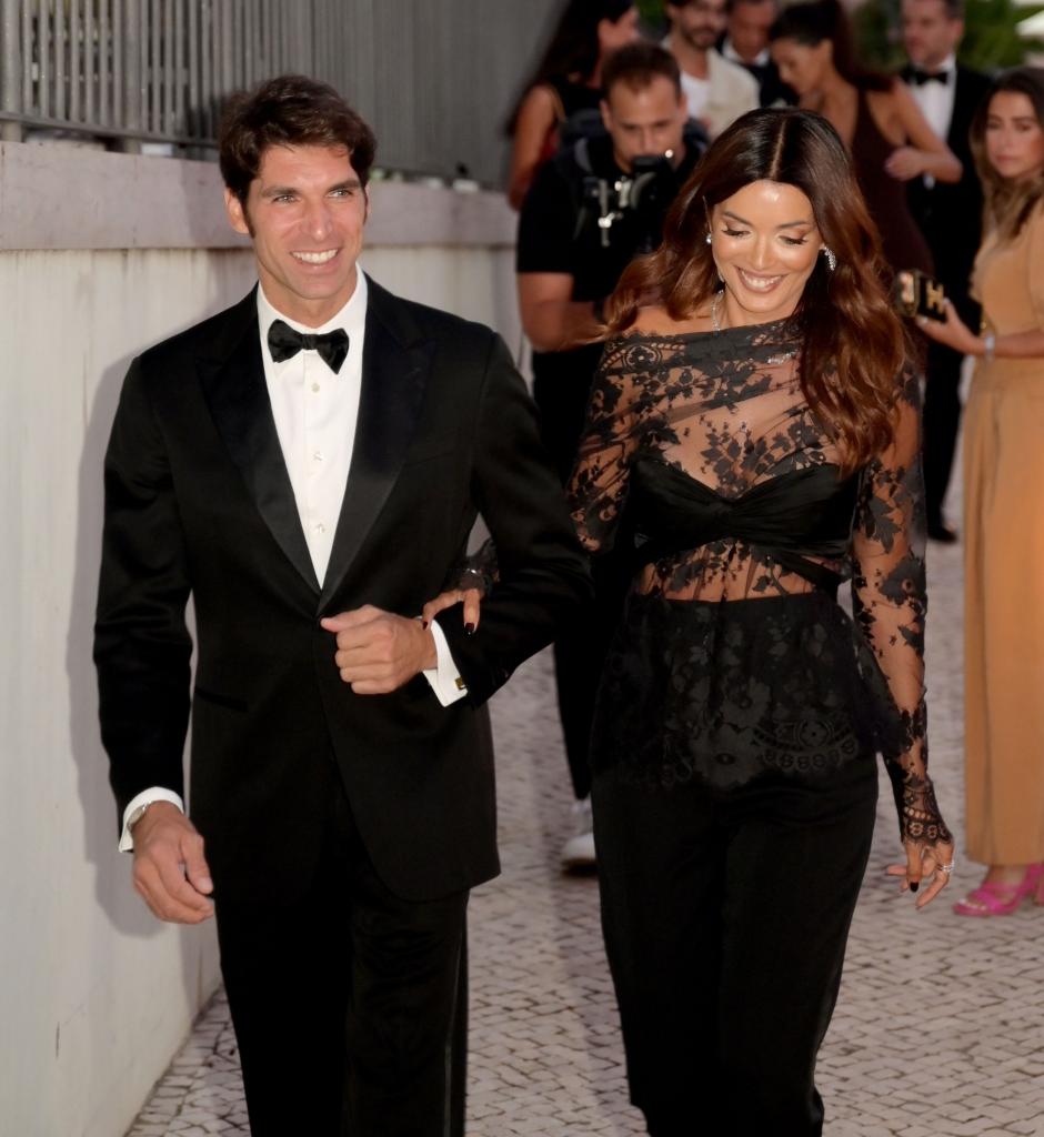 Presenter Maria Cerqueira and bullfighter Cayetano Rivera Ordoñez attending the Amazon Prime documentary premiere for 'Maria' in Lisbon.