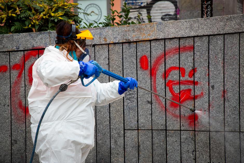 Patrulla antigrafitis de Madrid