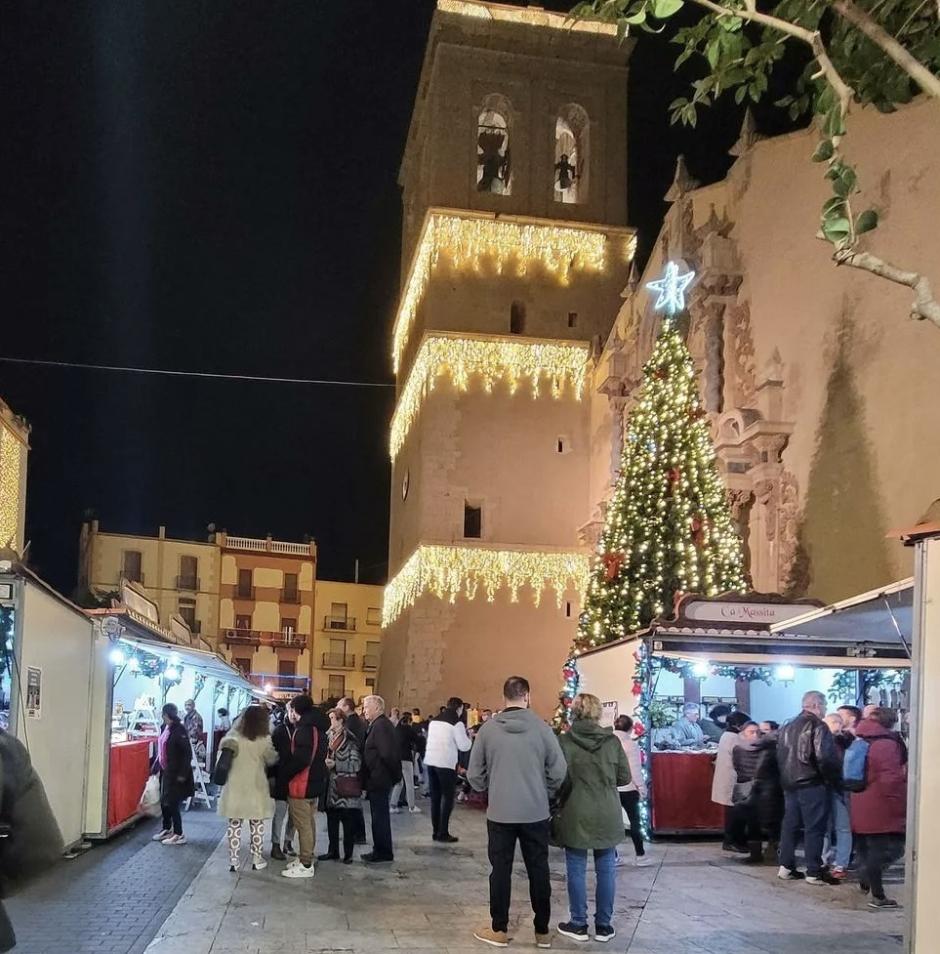 Mercadillo navideño en Vinaroz, Castellón