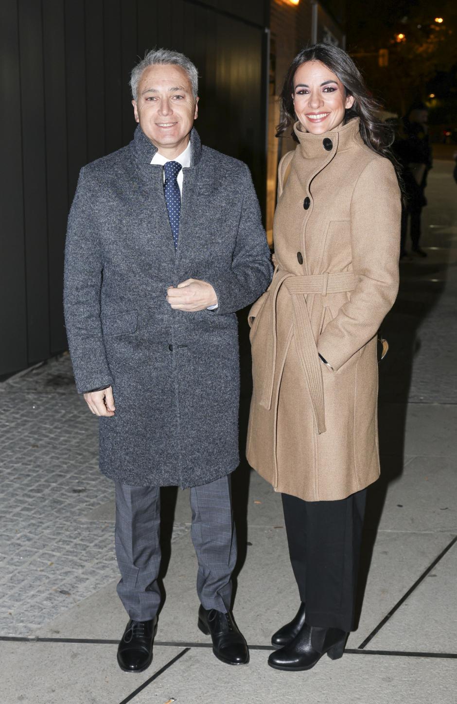 Journalist Monica Carrillo arriving to the AtresMedia (Antena 3) Christmasparty in Madrid. December 12 2024