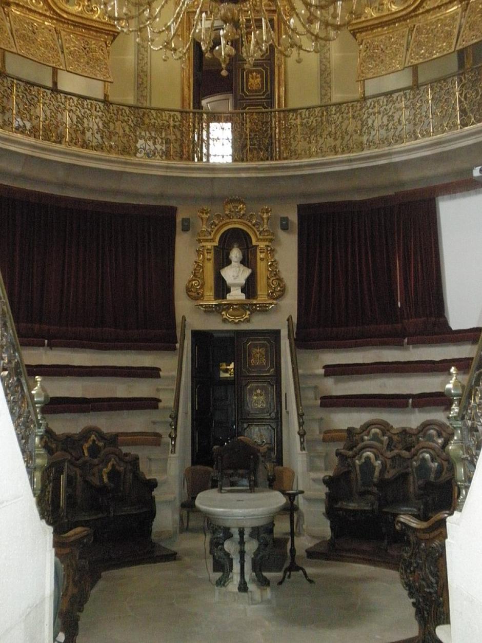 Sala anatómica, en la Real Academia de Medicina de Cataluña