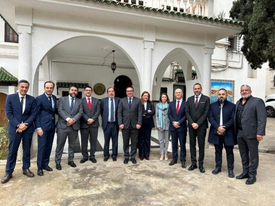 Representantes del Puerto de Castellón y la Cámara de Comercio en Argelia