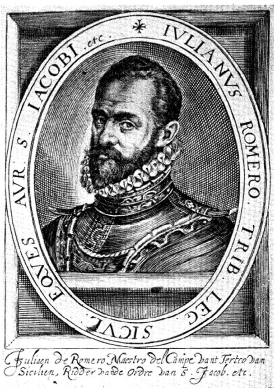 Julián Romero, maestre de campo del Tercio de Sicilia, caballero de Santiago