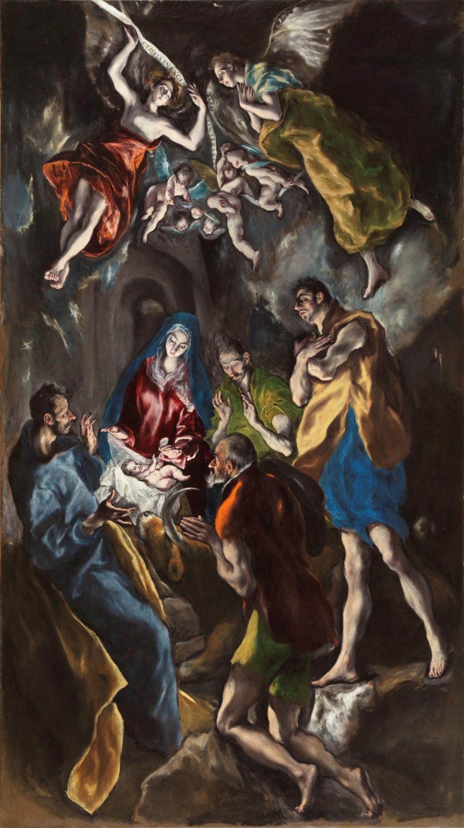 La Adoración de los pastores, de El Greco