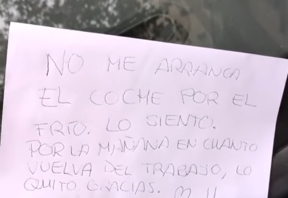 La nota no ablandó los corazones de los agentes