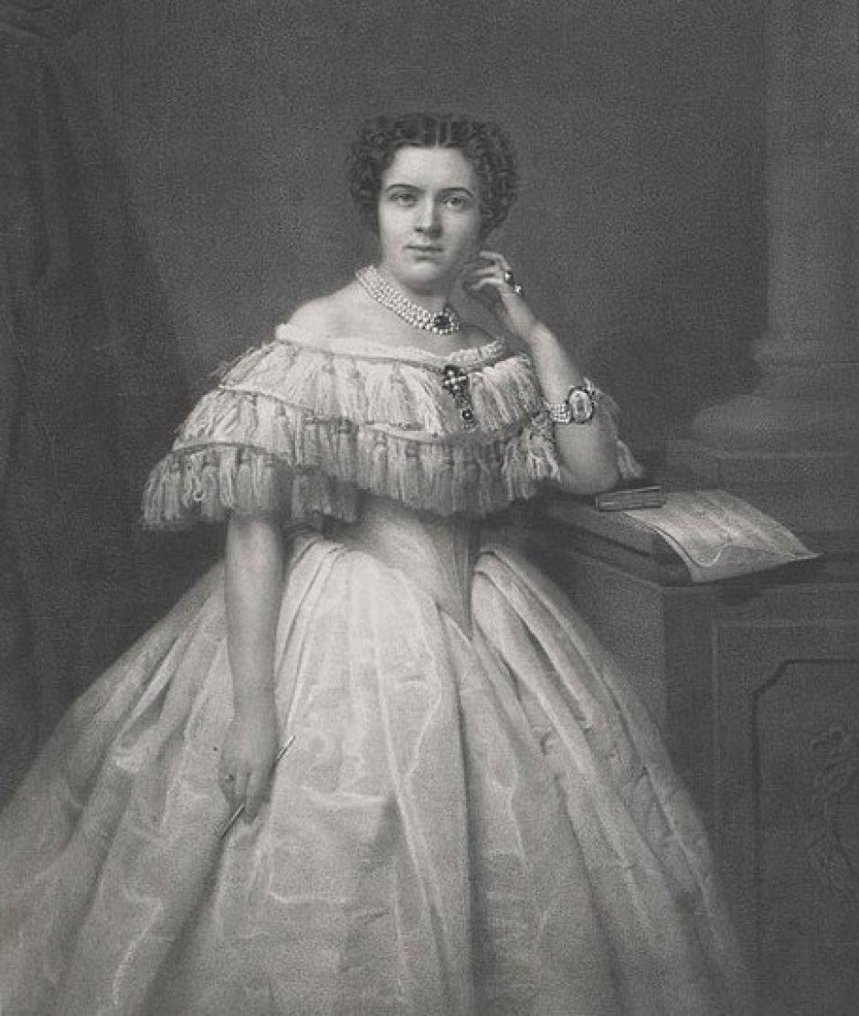 Constanze Geiger alrededor de 1855