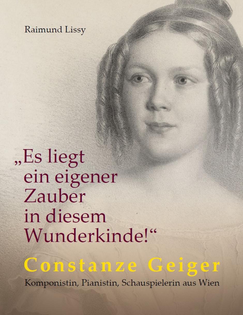 Cubierta del libro de Raimund Lissy sobre Constanze Geiger