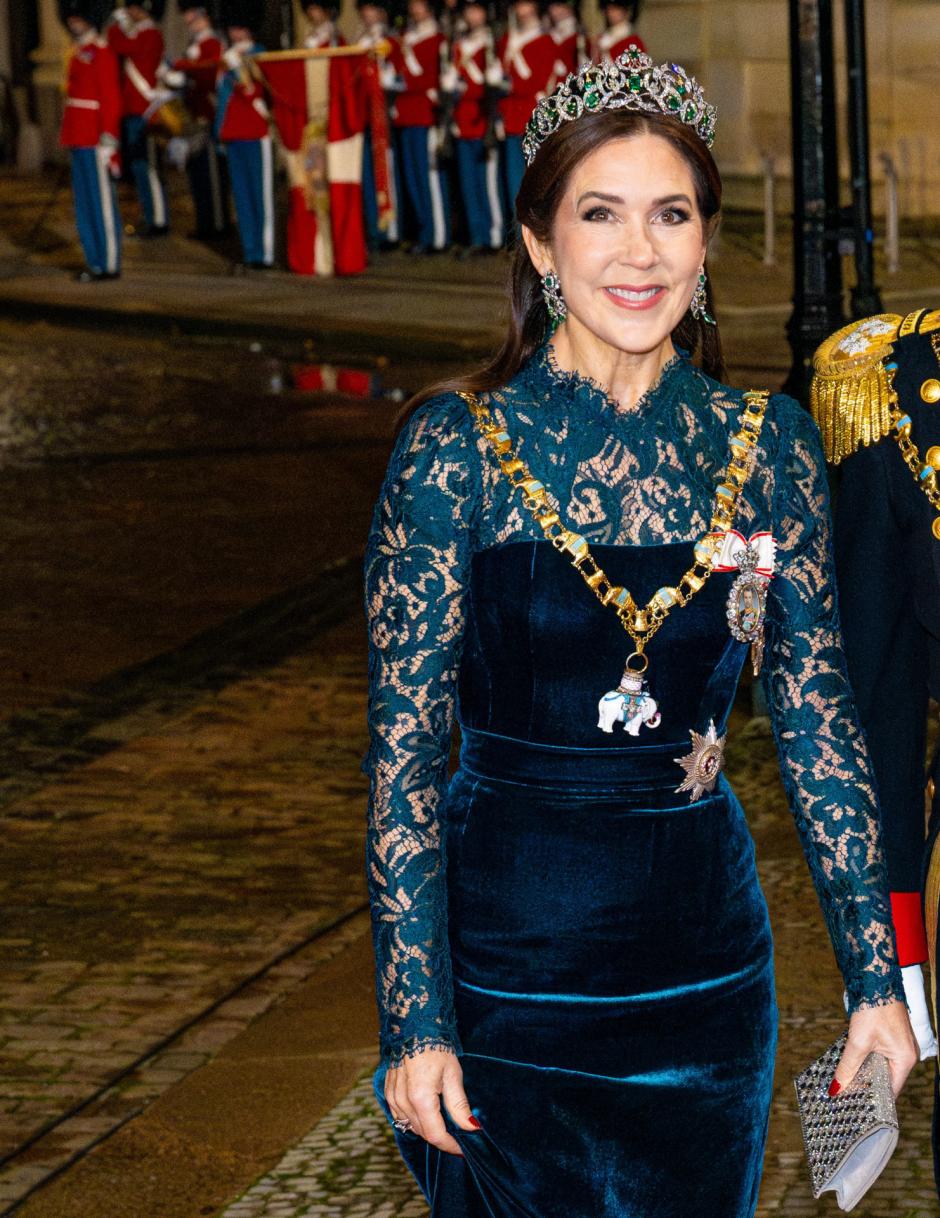 Crown Prince Christian attending annual New Years Dinner, Copenhagen, Denmark  - 01 Jan 2025