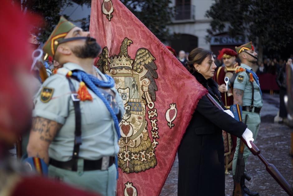 La Legión escoltó a la Corporación municipal