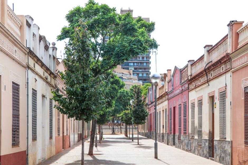 Vista del Pasaje de la Esperanza, en Barcelona