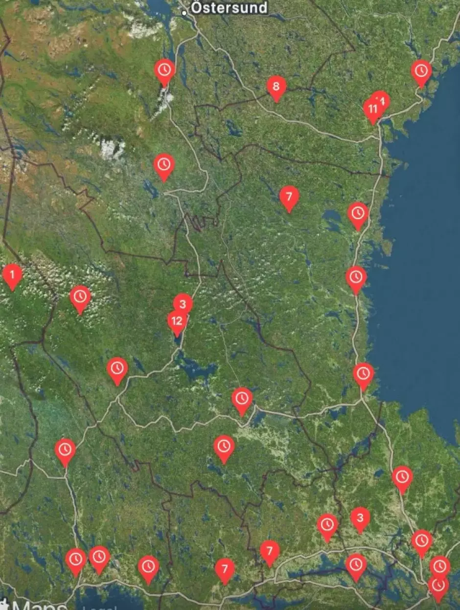 Toda la red de carga Tesla está saturada en la zona