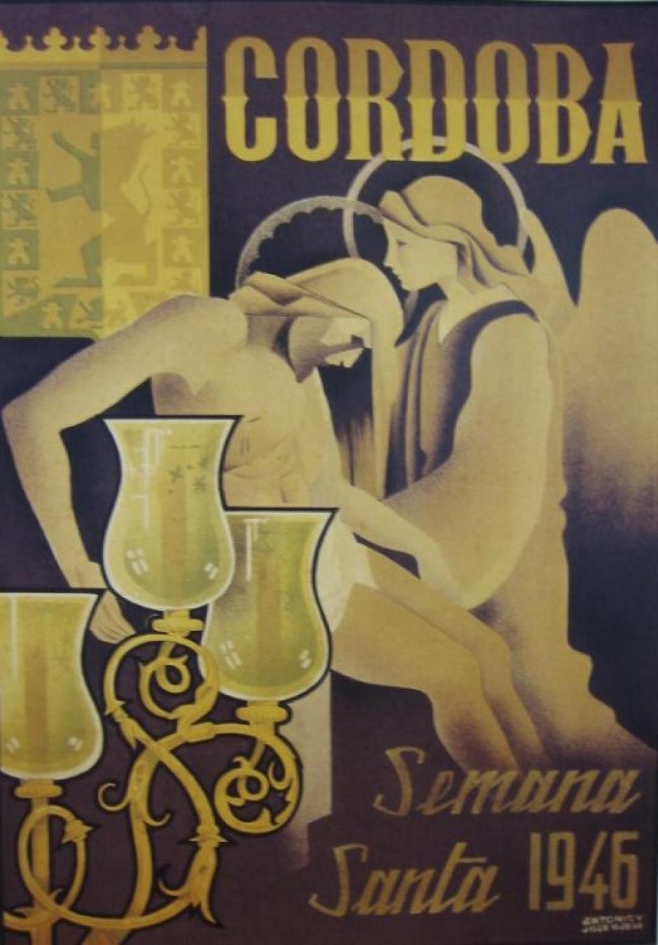 Cartel de la Semana Santa de Córdoba de 1946