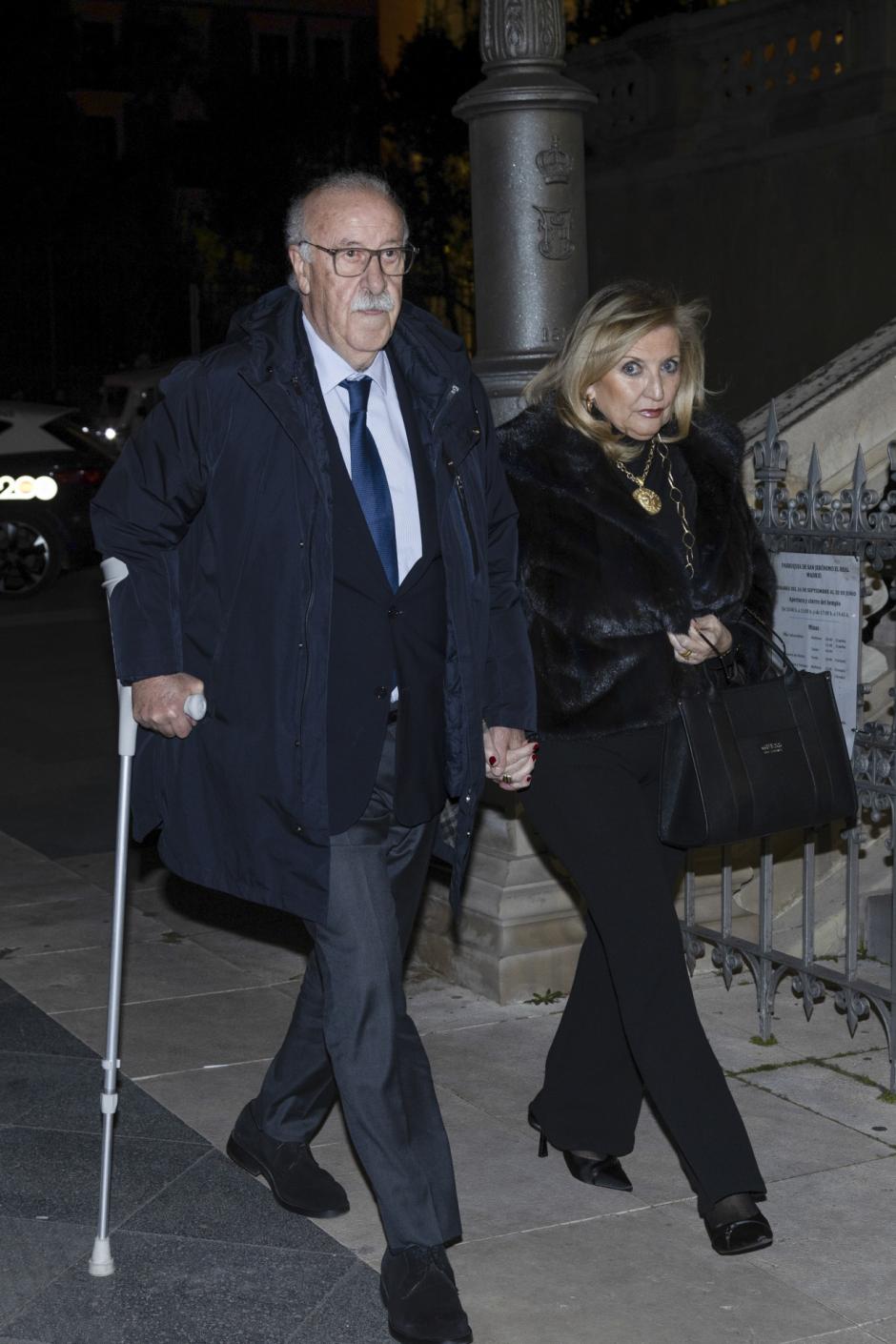 Luis Gasset during funeral of Alvaro Entrecanales in Madrid on Tuesday, 14 January 2025.