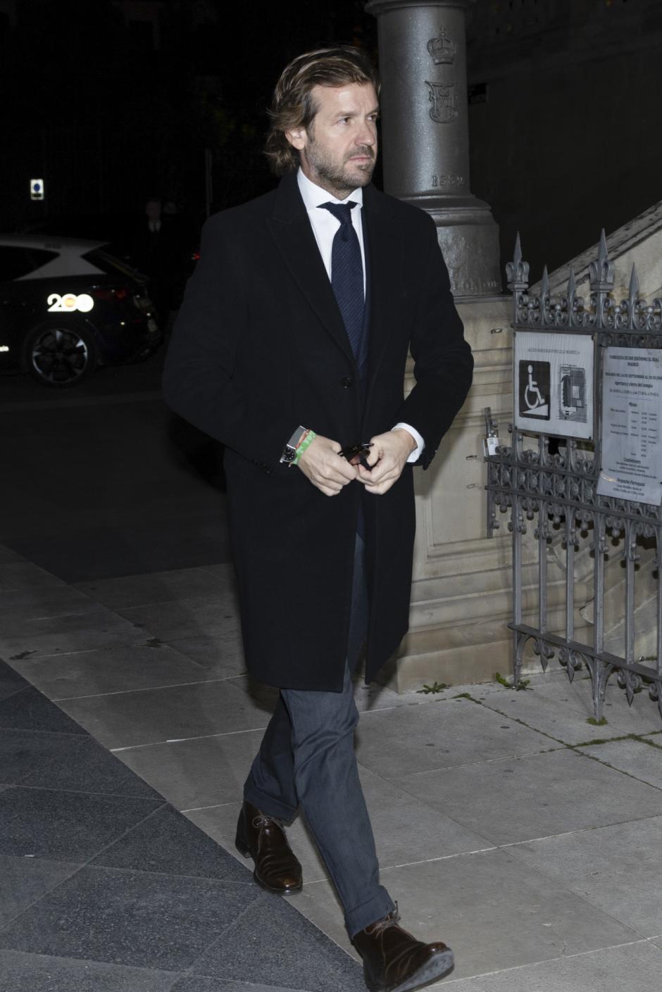 during funeral of Alvaro Entrecanales in Madrid on Tuesday, 14 January 2025.