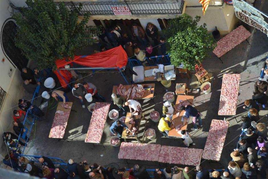 Mercadillo artesano por san Antonio Abad en Valencia