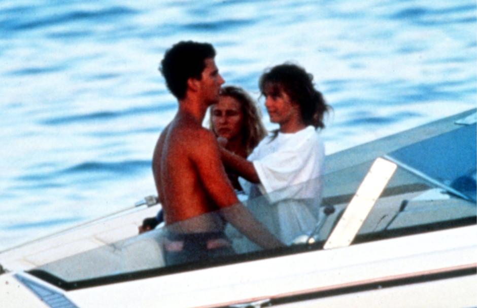 Verano de 1989. El Príncipe Felipe, con Isabel Sartorius, en Mallorca