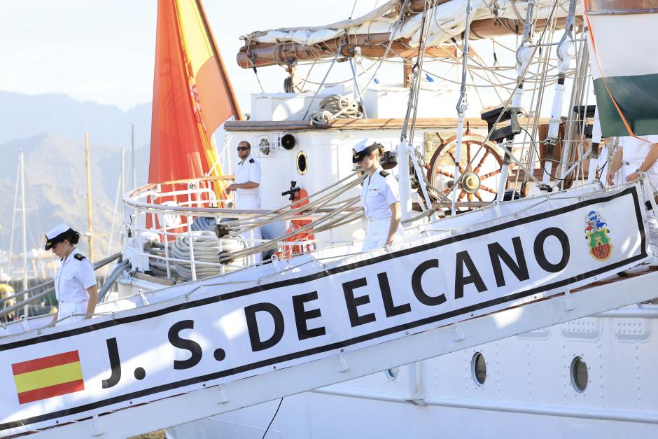 La Princesa de Asturias desembarca en Santa Cruz de Tenerife