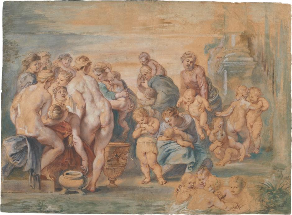 'Nacimiento de Apolo y Diana', de Rubens (1625)