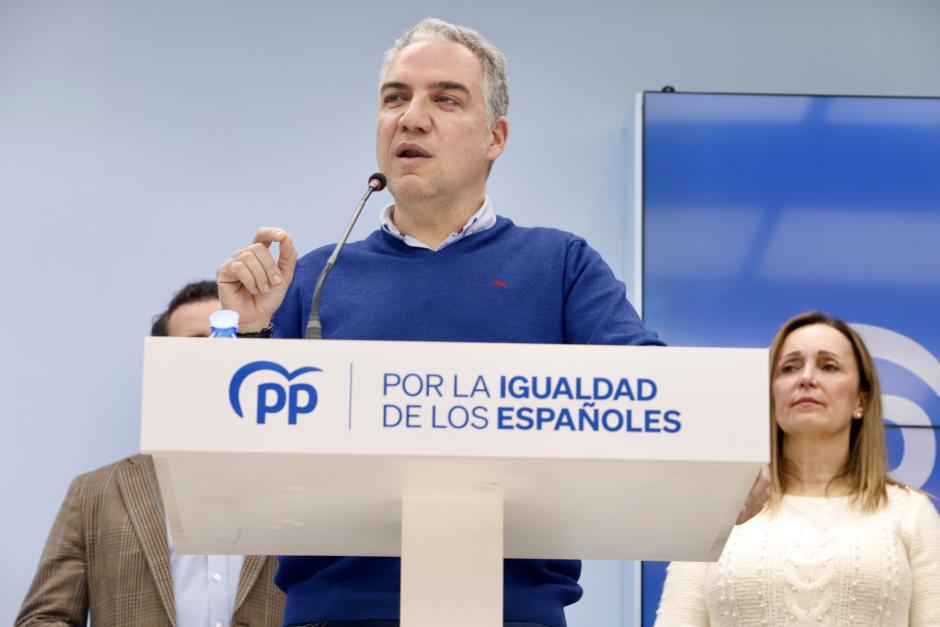 El vicesecretario de Coordinación Autonómica y Local y Análisis Electoral del Partido Popular, Elías Bendodo