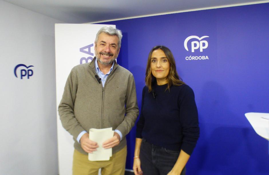 Miguel Ángel Torrico y Beatriz Jurado